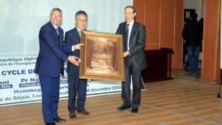 Medailles Fiels Cedric Villani et Ngo Bao Chau Universite Bejaia en Hommage Maurice Audin 08 Decembre 2018 231