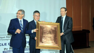 Medailles Fiels Cedric Villani et Ngo Bao Chau Universite Bejaia en Hommage Maurice Audin 08 Decembre 2018 233
