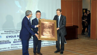 Medailles Fiels Cedric Villani et Ngo Bao Chau Universite Bejaia en Hommage Maurice Audin 08 Decembre 2018 235