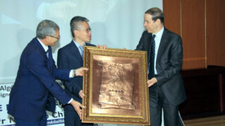 Medailles Fiels Cedric Villani et Ngo Bao Chau Universite Bejaia en Hommage Maurice Audin 08 Decembre 2018 236