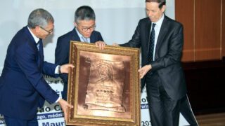 Medailles Fiels Cedric Villani et Ngo Bao Chau Universite Bejaia en Hommage Maurice Audin 08 Decembre 2018 237