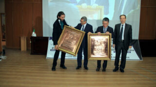 Medailles Fiels Cedric Villani et Ngo Bao Chau Universite Bejaia en Hommage Maurice Audin 08 Decembre 2018 240