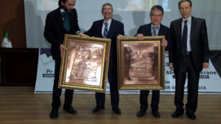 Medailles Fiels Cedric Villani et Ngo Bao Chau Universite Bejaia en Hommage Maurice Audin 08 Decembre 2018 241