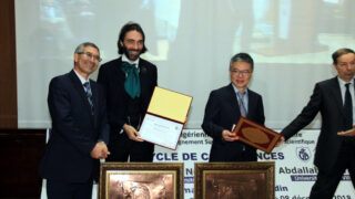 Medailles Fiels Cedric Villani et Ngo Bao Chau Universite Bejaia en Hommage Maurice Audin 08 Decembre 2018 254