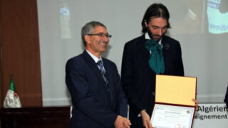 Medailles Fiels Cedric Villani et Ngo Bao Chau Universite Bejaia en Hommage Maurice Audin 08 Decembre 2018 255
