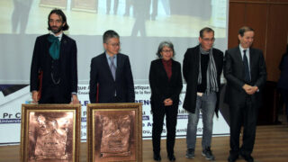 Medailles Fiels Cedric Villani et Ngo Bao Chau Universite Bejaia en Hommage Maurice Audin 08 Decembre 2018 263