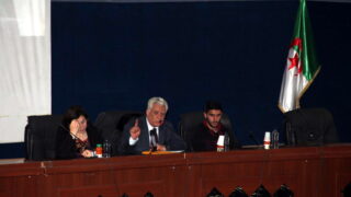 Conference M BOUCHACHI Mustapha Universite Bejaia Situation Politique Perspectives 6 Avril 2019 009