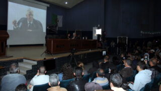 Conference M BOUCHACHI Mustapha Universite Bejaia Situation Politique Perspectives 6 Avril 2019 013