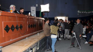 Conference M BOUCHACHI Mustapha Universite Bejaia Situation Politique Perspectives 6 Avril 2019 025