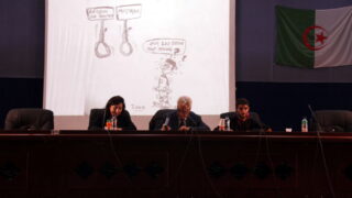 Conference M BOUCHACHI Mustapha Universite Bejaia Situation Politique Perspectives 6 Avril 2019 035