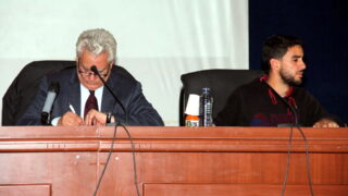 Conference M BOUCHACHI Mustapha Universite Bejaia Situation Politique Perspectives 6 Avril 2019 041