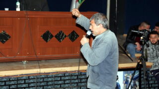 Conference M BOUCHACHI Mustapha Universite Bejaia Situation Politique Perspectives 6 Avril 2019 064