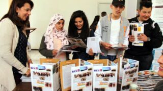 Portes ouvertes au lyceens Universite A MIRA Bejaia 11 12 Avril 2018 004