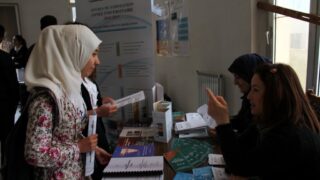 Portes ouvertes au lyceens Universite A MIRA Bejaia 11 12 Avril 2018 006