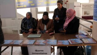 Portes ouvertes au lyceens Universite A MIRA Bejaia 11 12 Avril 2018 012