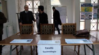 Portes ouvertes au lyceens Universite A MIRA Bejaia 11 12 Avril 2018 023