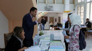 Portes ouvertes au lyceens Universite A MIRA Bejaia 11 12 Avril 2018 025