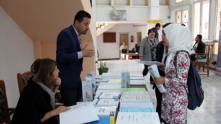 Portes ouvertes au lyceens Universite A MIRA Bejaia 11 12 Avril 2018 027