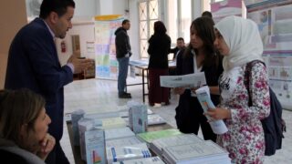 Portes ouvertes au lyceens Universite A MIRA Bejaia 11 12 Avril 2018 029