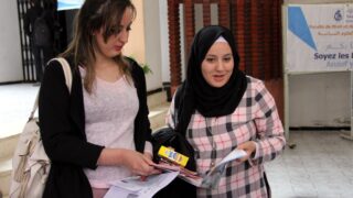 Portes ouvertes au lyceens Universite A MIRA Bejaia 11 12 Avril 2018 032