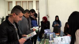 Portes ouvertes au lyceens Universite A MIRA Bejaia 11 12 Avril 2018 034