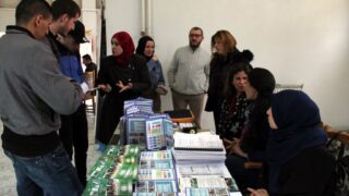 Portes ouvertes au lyceens Universite A MIRA Bejaia 11 12 Avril 2018 042