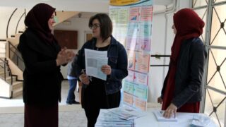 Portes ouvertes au lyceens Universite A MIRA Bejaia 11 12 Avril 2018 050
