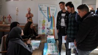 Portes ouvertes au lyceens Universite A MIRA Bejaia 11 12 Avril 2018 051