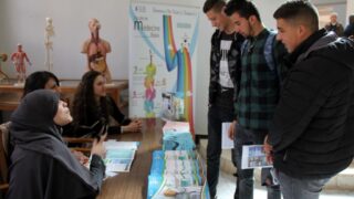 Portes ouvertes au lyceens Universite A MIRA Bejaia 11 12 Avril 2018 052