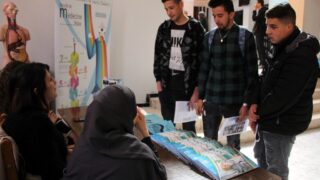 Portes ouvertes au lyceens Universite A MIRA Bejaia 11 12 Avril 2018 053