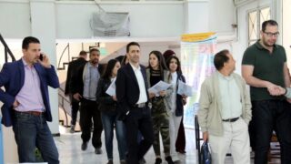 Portes ouvertes au lyceens Universite A MIRA Bejaia 11 12 Avril 2018 054