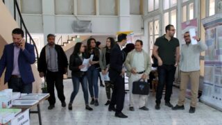 Portes ouvertes au lyceens Universite A MIRA Bejaia 11 12 Avril 2018 055