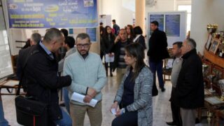 Portes ouvertes au lyceens Universite A MIRA Bejaia 11 12 Avril 2018 062