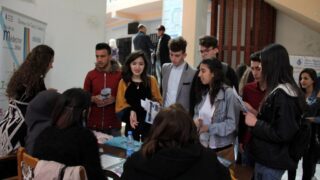 Portes ouvertes au lyceens Universite A MIRA Bejaia 11 12 Avril 2018 063