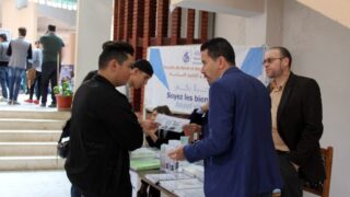 Portes ouvertes au lyceens Universite A MIRA Bejaia 11 12 Avril 2018 065