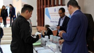 Portes ouvertes au lyceens Universite A MIRA Bejaia 11 12 Avril 2018 067