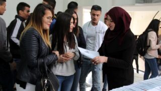 Portes ouvertes au lyceens Universite A MIRA Bejaia 11 12 Avril 2018 068