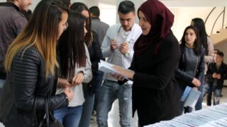 Portes ouvertes au lyceens Universite A MIRA Bejaia 11 12 Avril 2018 069