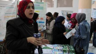 Portes ouvertes au lyceens Universite A MIRA Bejaia 11 12 Avril 2018 073