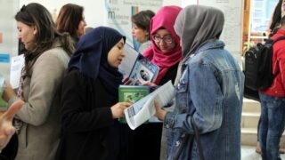 Portes ouvertes au lyceens Universite A MIRA Bejaia 11 12 Avril 2018 074