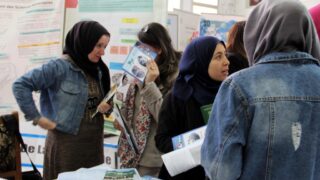 Portes ouvertes au lyceens Universite A MIRA Bejaia 11 12 Avril 2018 075
