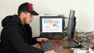 Portes ouvertes au lyceens Universite A MIRA Bejaia 11 12 Avril 2018 076