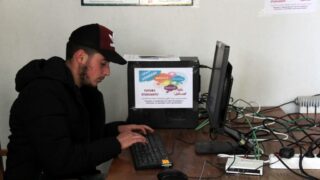 Portes ouvertes au lyceens Universite A MIRA Bejaia 11 12 Avril 2018 077