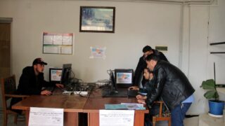 Portes ouvertes au lyceens Universite A MIRA Bejaia 11 12 Avril 2018 079