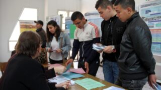 Portes ouvertes au lyceens Universite A MIRA Bejaia 11 12 Avril 2018 080