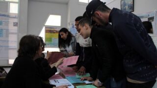 Portes ouvertes au lyceens Universite A MIRA Bejaia 11 12 Avril 2018 085