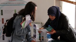 Portes ouvertes au lyceens Universite A MIRA Bejaia 11 12 Avril 2018 092