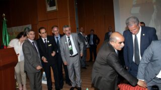 Visite du ministre des finance M. BENKHALFA Abderrahmane à l'université de Bejaia. 82 Visite du ministre des finance BENKHALFA Abderrahmane a l universite de Bejaia 08 Mai 2016 203