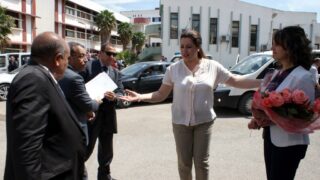 Visite du ministre des finance M. BENKHALFA Abderrahmane à l'université de Bejaia. 242 Visite du ministre des finance BENKHALFA Abderrahmane a l universite de Bejaia 08 Mai 2016 43