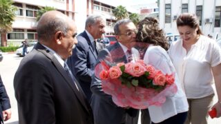 Visite du ministre des finance M. BENKHALFA Abderrahmane à l'université de Bejaia. 240 Visite du ministre des finance BENKHALFA Abderrahmane a l universite de Bejaia 08 Mai 2016 45